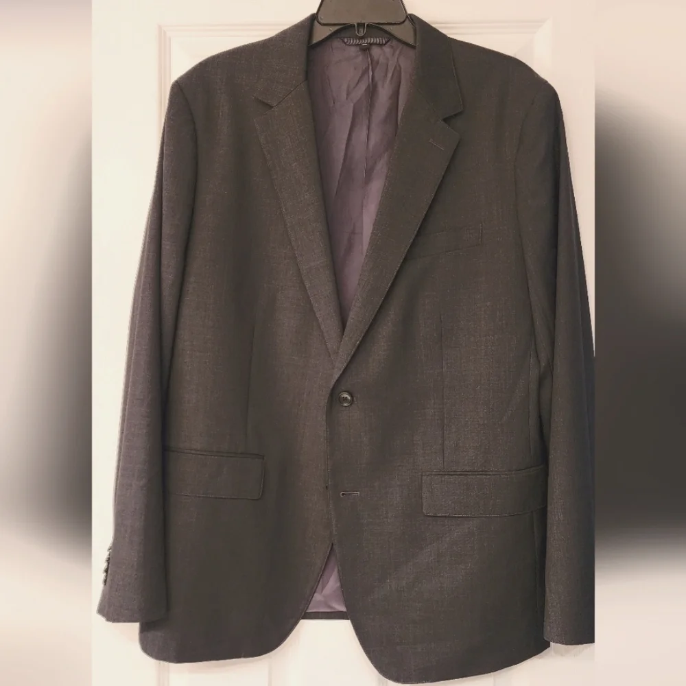 BONOBOS Daily Grind Tailored Fit Suit Jacket in Charcoal Grey Size 44R